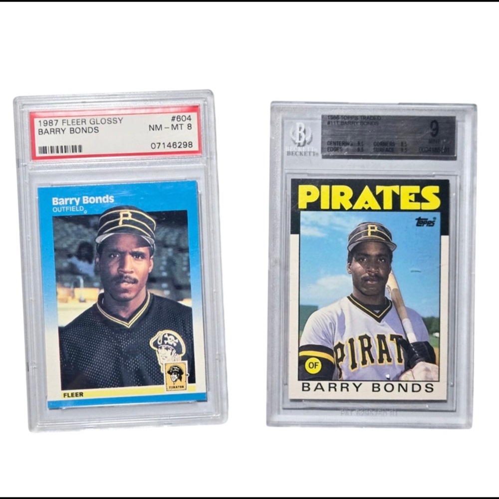 Barry Bonds Baseball Card Set - Blue and Yellow